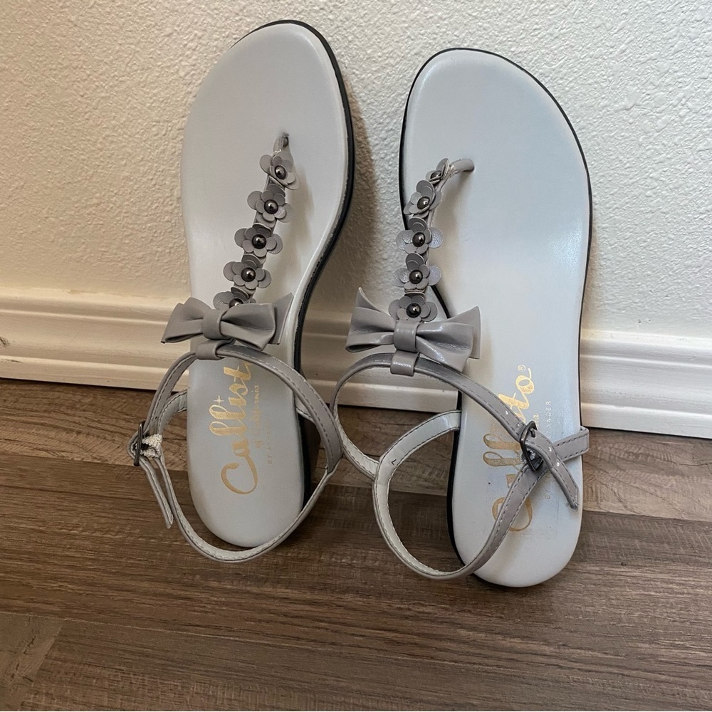 Callisto of California open toes sandals size 7 - Picture 4 of 5